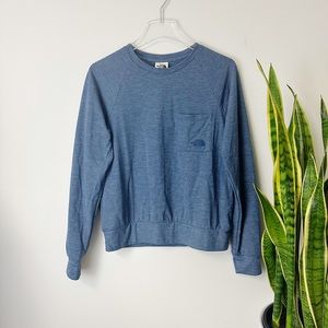 The North Face Westbrae Knit Crew NWT Navy Heathers Blue Longsleeve Top Small
